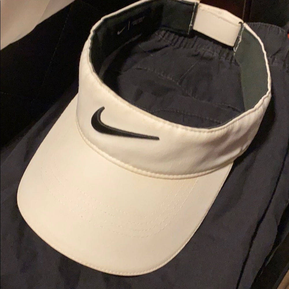 white nike visor